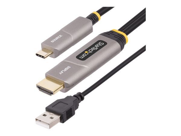 StarTech.com 30ft (9.15m) USB-C to HDMI 2.0 Active Optical Cable, 4K 60Hz - HDMI-Kabel - 24 pin USB-