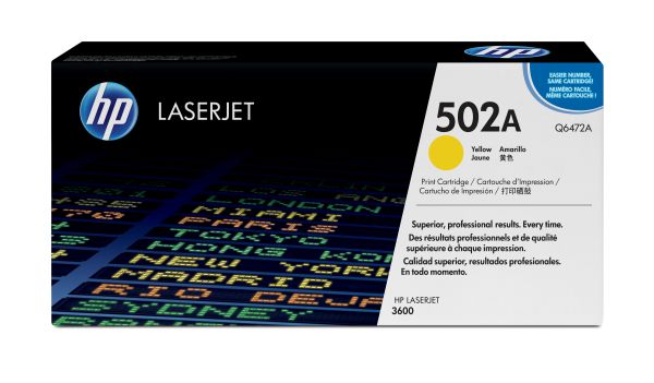 HP Toner Q6472A gelb für HP Color LaserJet 3600/3800