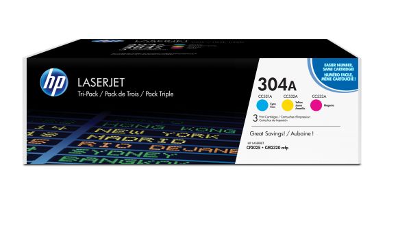 HP Toner 304A dreifarbig f. HP LaserJet CP2025/CM2320 MFP