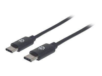 Manhattan USB-C to USB-C Cable, 1m, Male to Male, 480 Mbps (USB 2.0)