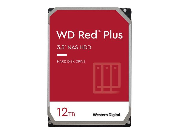 WD Red Plus WD120EFBX - Festplatte - 12 TB - intern - 3.5" (8.9 cm)