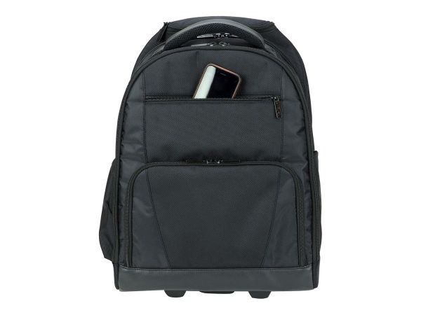 Notebookrucksack mit Rollen schwarz für Notebooks 39,1cm(15,4") Nylon
