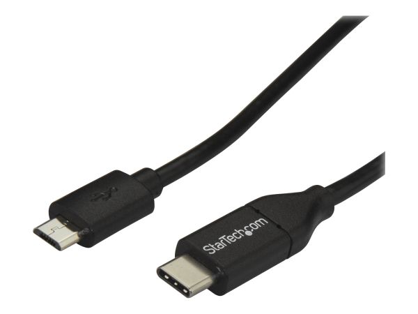 StarTech.com 2m USB-C Micro-B Kabel - USB 2.0 - USB-C auf Micro USB Ladekabel - USB 2.0 Typ C zu Mic