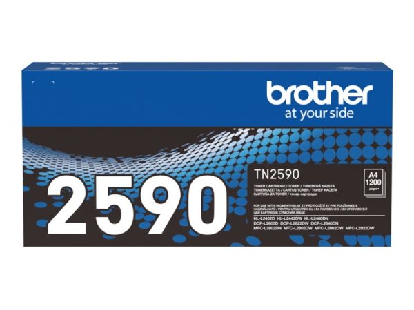 Brother TN2590 - Schwarz - original - Box - Tonerpatrone