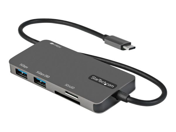 StarTech.com USB-C Multiport Adapter - USB-C auf 4K-HDMI, 100W PD Pass-Through, SD-/MicroSD-Steckpla