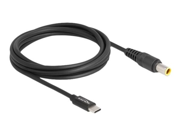 Delock Stromkabel - 24 pin USB-C (M) zu Gleichstromstecker 7,9 x 5,5 mm (M)