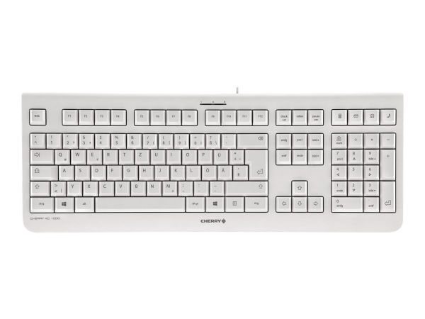 CHERRY KC 1000 - Tastatur - Deutsch - Weiss - USB
