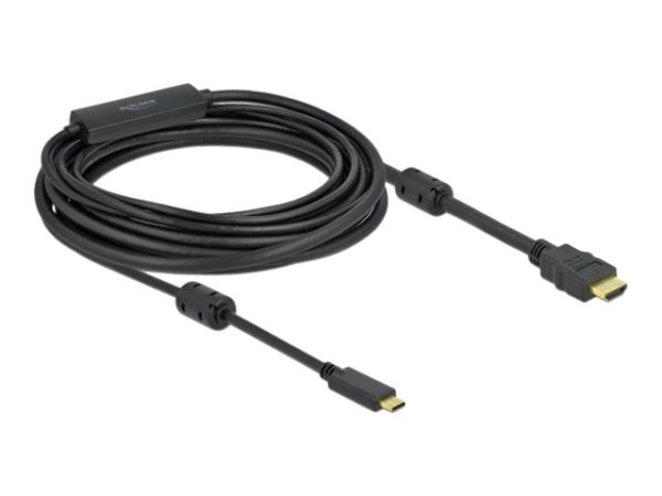 Delock Video- / Audiokabel - 24 pin USB-C männlich zu HDMI männlich