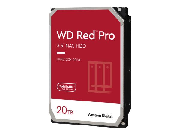 WD Red Pro NAS Hard Drive WD201KFGX - Festplatte - 20 TB - intern - 3.5" (8.9 cm)