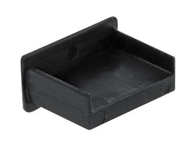 Delock Dust Cover for USB Type-A Female - Schutzumschlag - Schwarz (Packung mit 10)