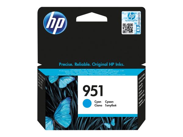 HP Tintenpatrone 951 cyan f. HP Officejet Pro 251dw/276dw/8100e