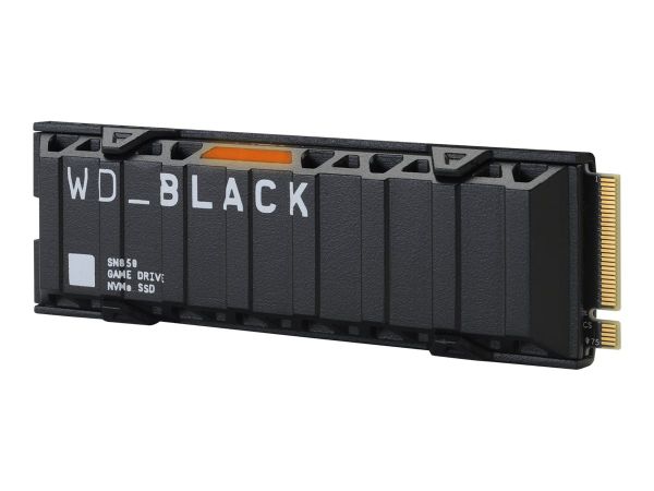 WD Black SN850 NVMe SSD WDS100T1XHE - SSD - 1 TB - intern - M.2 2280 - PCIe 4.0 x4 (NVMe)