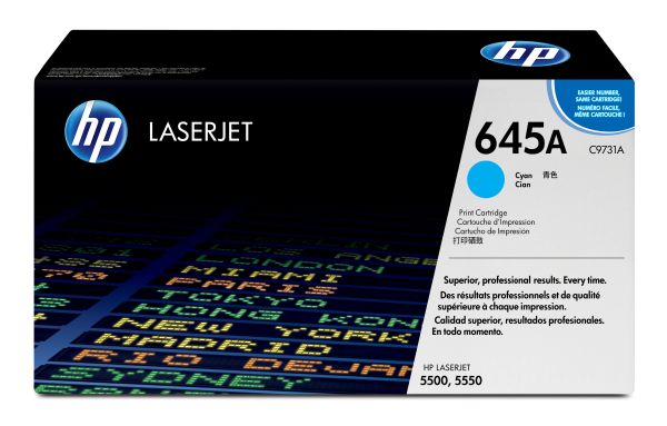 HP Toner C9731A cyan für HP Color LaserJet 5500 Serie