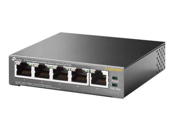 5-PORT GIGABIT DESKTOP SWITCH 5-Port Gigabit Desktop Switch mit 4-Port PoE, 5 Gi