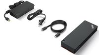Lenovo ThinkPad Universal Thunderbolt 4 Smart Dock - Kabelgebunden - Thunderbolt 4 - 3,5 mm - Schwar