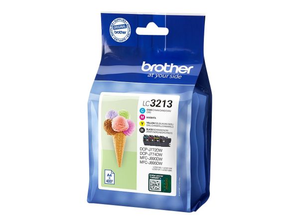 Brother LC3213 Value Pack - 4er-Pack - Schwarz, Gelb, Cyan, Magenta