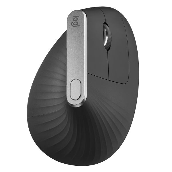 Logitech MX Vertical Advanced Ergonimic Maus RF kabellos + Bluetooth Optisch