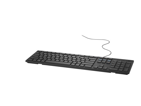 Tastatur KB216 multimedia – Deutsch schwarz, (QWERTZ)