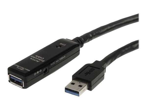 StarTech.com 10 m aktives USB 3.0 SuperSpeed Verlängerungskabel - Stecker/Buchse - USB-Verlängerungs