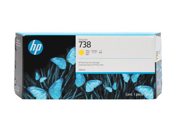 HP 738 - 300 ml - Gelb - original - DesignJet