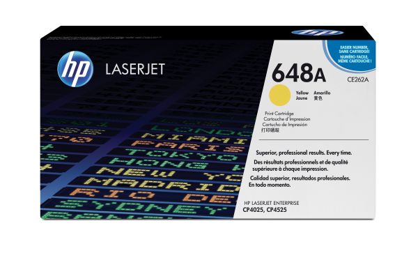 HP Toner 648A gelb für Color Laserjet CP4025/CP4525 ca. 11.000 Seiten