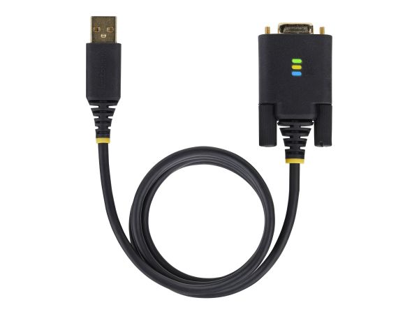 StarTech.com 3ft (1m) USB to Null Modem Serial Adapter Cable, Interchangeable DB9 Screws/Nuts, COM R