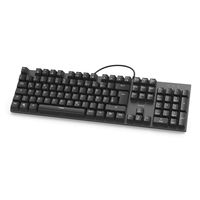 Hama MKC-650 - Volle Größe (100%) - USB - Mechanischer Switch - QWERTZ - Anthrazit - Schwarz