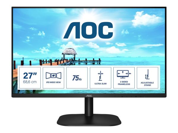 AOC 27B2H/EU - LED-Monitor - 68.6 cm (27") - 1920 x 1080 Full HD (1080p)