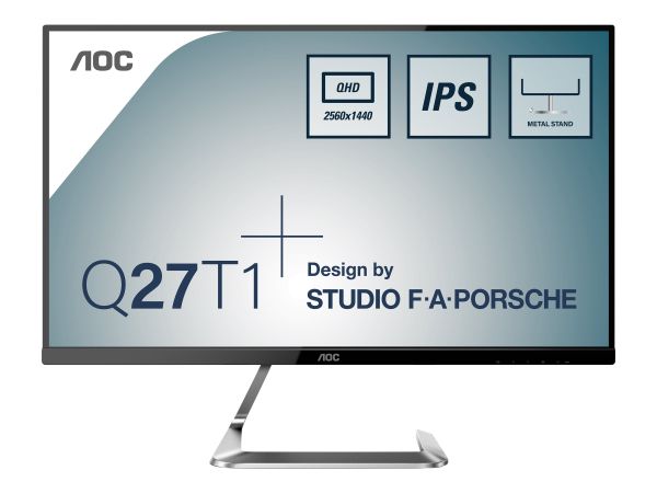 AOC Q27T1 - LED-Monitor - 68.6 cm (27") - 2560 x 1440 WQHD @ 60 Hz