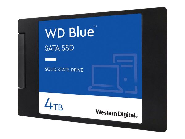 WD Blue 3D NAND SATA SSD WDS400T2B0A - SSD - 4 TB - intern - 2.5" (6.4 cm)