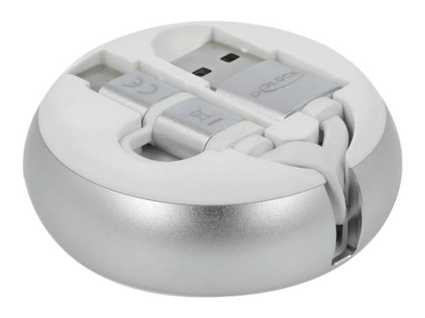 Delock 2 in 1 - USB-Kabel - USB (M) zu Micro-USB Typ B, USB-C (M)