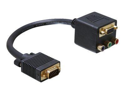 Delock VGA-Adapter - HD-15 (VGA) (M) zu HD-15 (VGA)