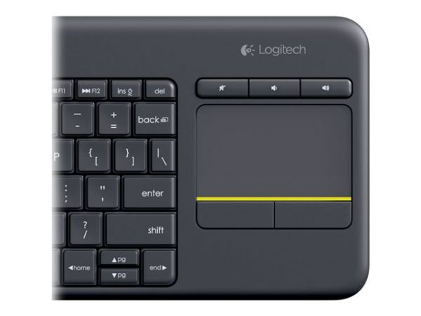 A0714931_Logitech K400 Plus RF Wireless QWERTZ Deutsch Schwarz_920-007127_1