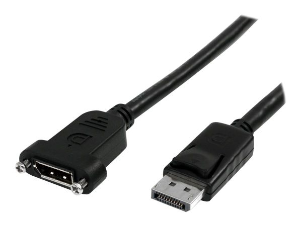 StarTech.com 3 ft / 91 cm 20 pin DP DisplayPort Extension Panel Mount Cable - DisplayPort to Display
