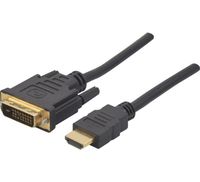 exertis Connect Hypertec 127881-HY - 3 m - HDMI Typ A (Standard) - DVI-D - Männlich - Männlich - Ger