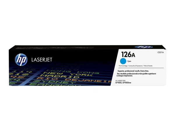 HP Toner 126A cyan f. HP LaserJet