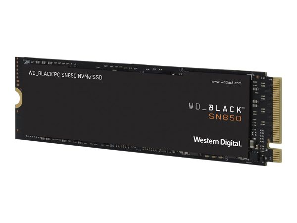WD Black SN850 NVMe SSD WDS500G1X0E - SSD - 500 GB - intern - M.2 2280 - PCIe 4.0 x4 (NVMe)