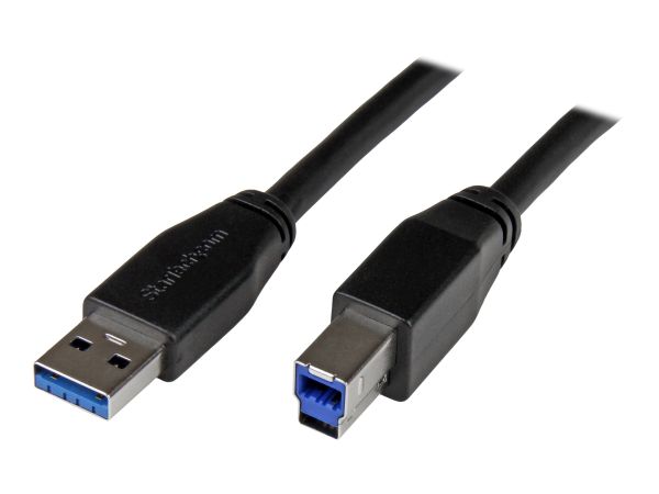 StarTech.com 1m SuperSpeed USB 3.0 A auf B Kabel - St/St - USB 3.0 Anschlusskabel - USB-Kabel - USB