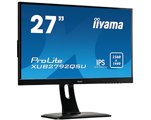 A0810005_iiyama ProLite XUB2792QSU-B1 27Zoll 2K Ultra HD LED Matt Flach Schwarz Computerbildschirm LED display_XUB2792QSU-B1_1