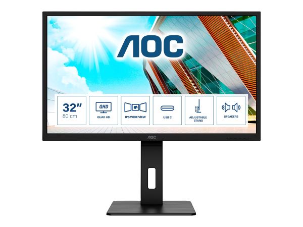 AOC Q32P2CA - LED-Monitor - 81.3 cm (32") (31.5" sichtbar)