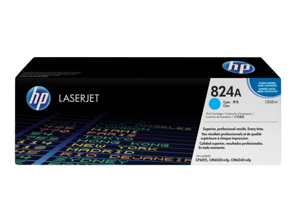 HP Toner CB381A cyan für HP Color LaserJet 6000