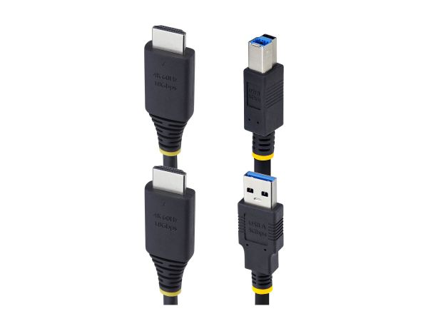 StarTech.com 10ft (3m) HDMI and USB 5Gbps KVM Cable - Tastatur- / Video- / Maus- (KVM-)