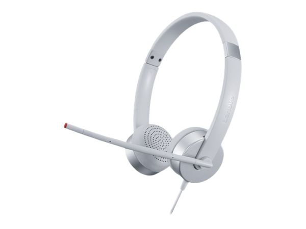 Lenovo 100, Kopfhörer, Kopfband, Büro/Callcenter,Silber, Binaural, 1,2 m