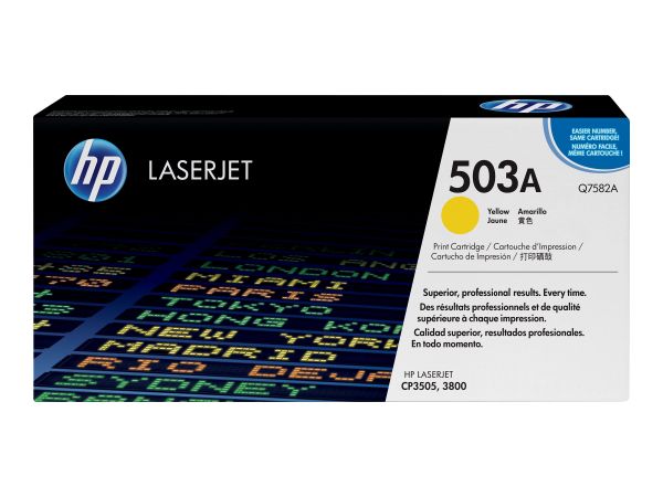 HP Toner Q7582A gelb für HP Color LaserJet 3800