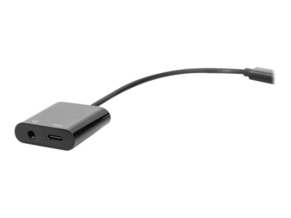 DIGITUS USB Type-C Adapter / Konverter, Type-C auf USB Type-C + 3.5mm Klinke