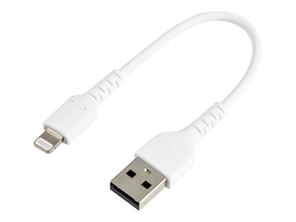 StarTech.com 15cm USB-A auf Lightning-Kabel - Hochbelastbare, robuste Aramidfaser - Lade-/Synchronis