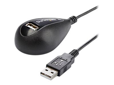 StarTech.com USB 2.0 Verlängerung 1,5m mit Dockingstation - USB-A Verlängerungskabel Stecker auf Buc