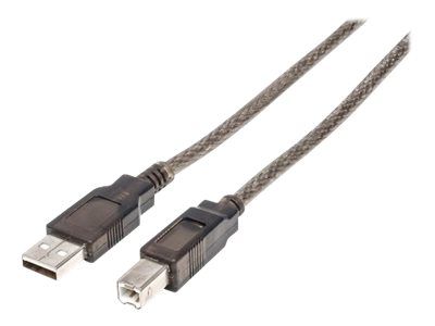 Manhattan USB-A to USB-B Cable, 15m, Male to Male, Active, Black, 480 Mbps (USB 2.0)