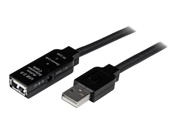 StarTech.com 20m aktives USB 2.0 Verlängerungskabel - Stecker/Buchse - USB 2.0 High Speed Kabel Verl