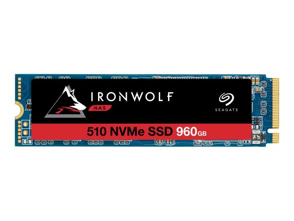 Seagate IronWolf 510 ZP960NM30011 - SSD - 960 GB - intern - M.2 2280 - PCIe 3.0 x4 (NVMe)